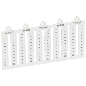   Legrand Viking3 jelölő 1-10 vízszintes 5mm széles - 39505