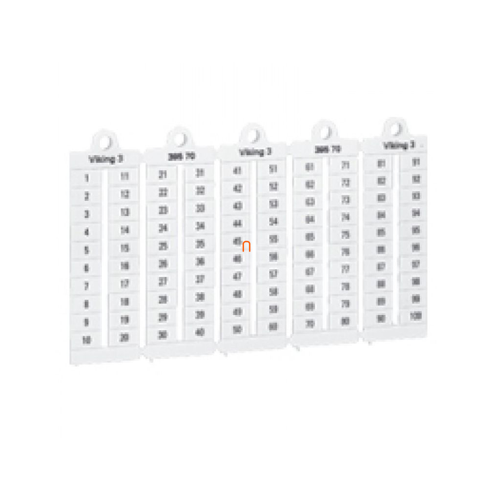 Legrand 039508 Viking3 jelölő3 1-40 vízszintes 5mm széles