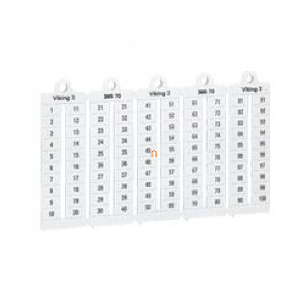 Legrand 039517 Viking3 jel. 21-30 vízszintes 6mm széles