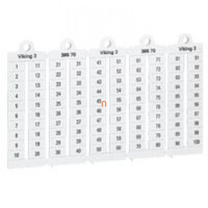   Legrand Viking3 jelölő 21-30 vízszintes 6mm széles - 39517