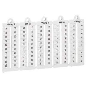   Legrand Viking3 jelölő 1-100 vízszintes 6mm széles - 39520