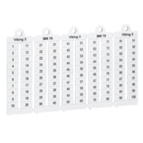   Legrand Viking3 jelölő101-200 vízszintes 6mm széles - 39521