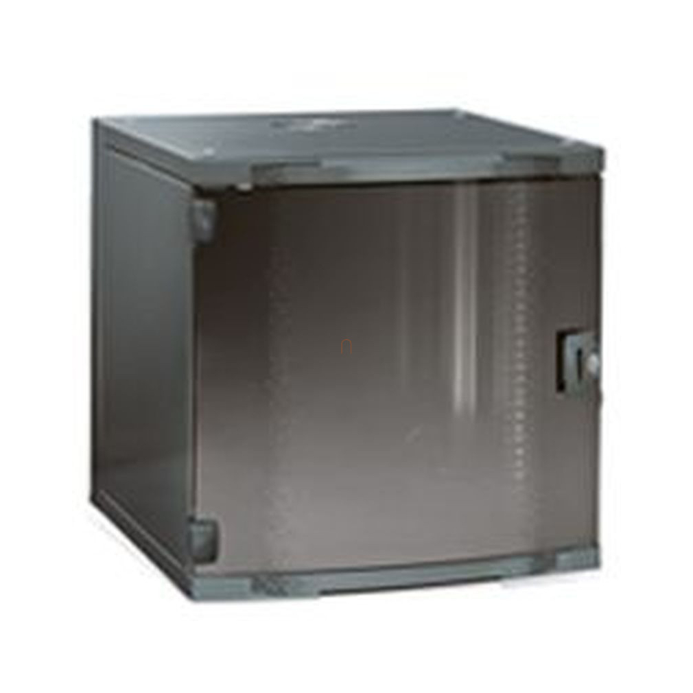 Leg.046212  fali rack szekrény 19coll 12U MAG: 600 SZÉL: 600 MÉLY: 600 antracit kétrészes üvegajtós LCS2