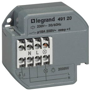   Legrand CX3 impulzusrelé szerelvénydobozba 10A 230V 1Z - hagyományos - 49120