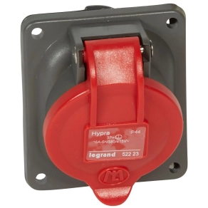   Legrand Hypra Dafbm-163k06 400V~ IP44 rögzíthető aljzat - 52223