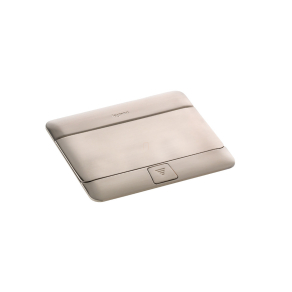   Legrand Pop-up felnyíló süllyesztett doboz 4 modul, rozsdamentes acél, üres - 54021