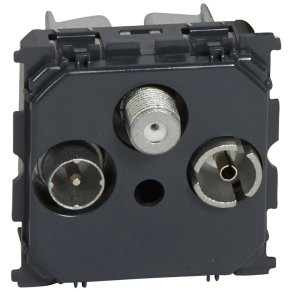   Legrand Céliane TV-RD-SAT aljzat, végzáró, 1, 5dB - 67388