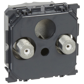   Legrand Céliane TV aljzat 2xF csatlakozó multimédia hálózathoz - 67399