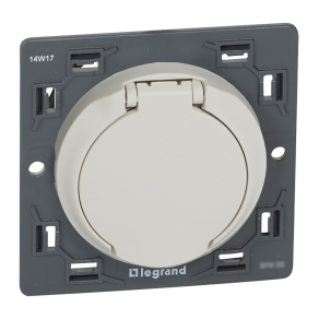   Legrand Céliane központi porszívó csatlakozóaljzat elektromos kapcsolattal, fehér - 67432