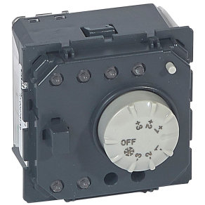   Legrand MyHome-Céliane 2 modulos fan coil hűtő-fűtő szobatermosztát, szürke - 67455