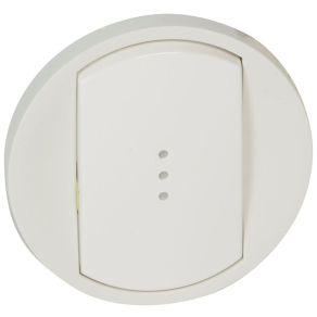   Legrand Céliane széles billentyű, fényjelzős, fehér - 68003