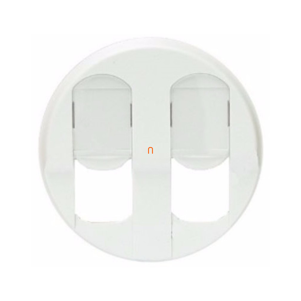 Legrand 068252 Céliane 2xRJ45 burkolat, fehér