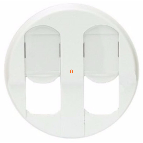 Legrand Céliane 2xRJ45 burkolat, fehér - 68252