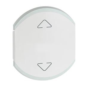   Legrand MyHome-Céliane redőnyvezérlő burkolat (fel/le), 2 mod, fehér - 68259