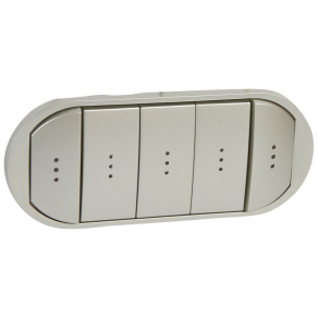   Legrand Céliane 5-ös billentyű, fényjelzős, titán - 68320