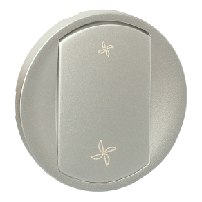   Legrand Céliane 2 fokozatú ventillátor vezérlő burkolat, titán - 68361