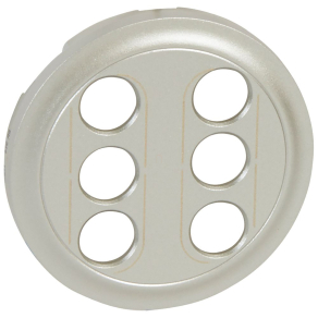 Legrand Céliane kettős RCA/YUV burkolat, titán - 68514