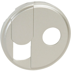   Legrand Céliane RJ 45 telefon- + TV aljzat burkolat, titán - 68539