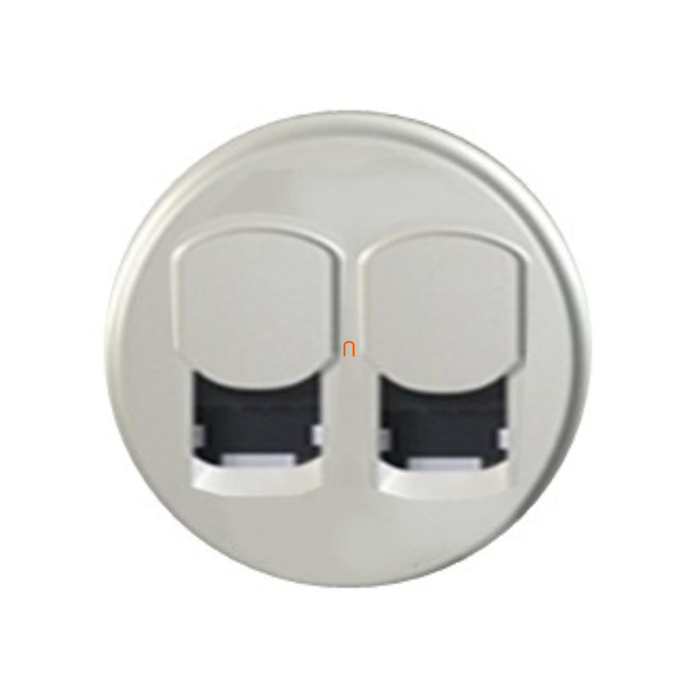 Legrand 068552 Céliane 2xRJ45 burkolat, titán