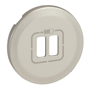   Legrand Céliane 2xUSB töltőaljzat burkolat, titán - 68556