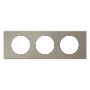 Legrand Céliane 3-as keret, rozsdamentes acél - 69103