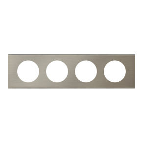 Legrand Céliane 4-es keret, rozsdamentes acél - 69104