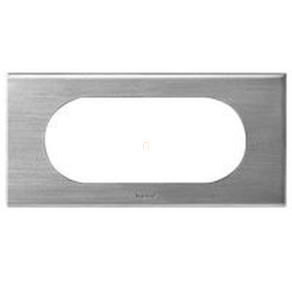   Legrand Céliane 4/5 modulos keret, rozsdamentes acél - 69105