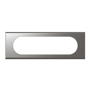   Legrand Céliane 6/8 modulos keret, rozsdamentes acél - 69106