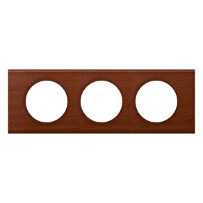 Legrand Céliane 3-as keret, mahagóni - 69223