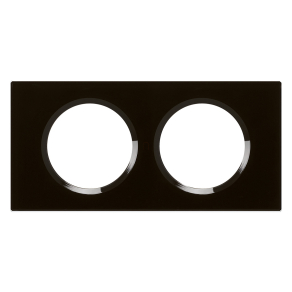 Legrand Céliane 2-es keret, feketeüveg - 69302