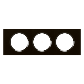 Legrand Céliane 3-as keret, feketeüveg - 69303