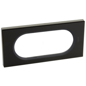 Legrand Céliane 4/5 modulos keret, feketeüveg - 69305