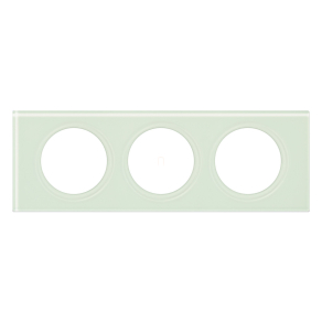 Legrand Céliane 3-as keret, fehérüveg - 69313