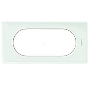 Legrand Céliane 4/5 modulos keret, fehérüveg - 69315