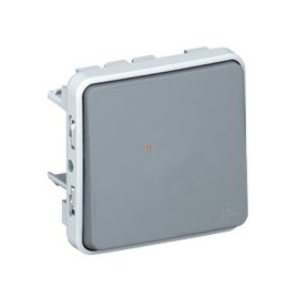 Legrand 069541 Plexo 55 1P nyomó átkapcsoló, 10A, szürke