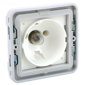   Legrand Plexo 55 jelzőlámpa, bura nélkül, szürke, 4W-os izzóval - 69583