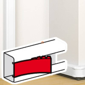   Legrand DLP kábelcsatorna fedél, bepattintható kábalcsatornához, 45 mm széles, 2 m hosszú, fehér - 75608