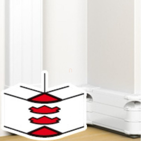   Legrand DLP külső könyök elem bepattintható kábelcsatornához, állítható - 75636