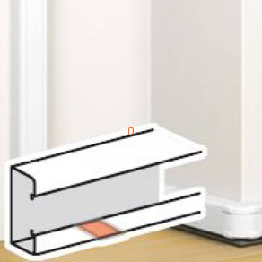   Legrand DLP takaróelem bepattintható kábelcsatornához, 105 x 50 mm, fehér - 75667