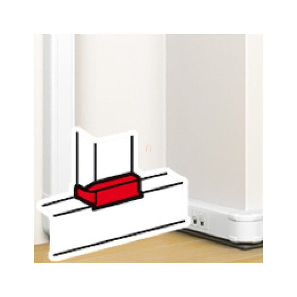 Legrand 075671 DLP T- elágazó elem bepattintható kábelcsatornához, elágazást biztosít 80 x 50 mm csatornákhoz, 80 x 50 mm / 130 x 50 mm, fehér