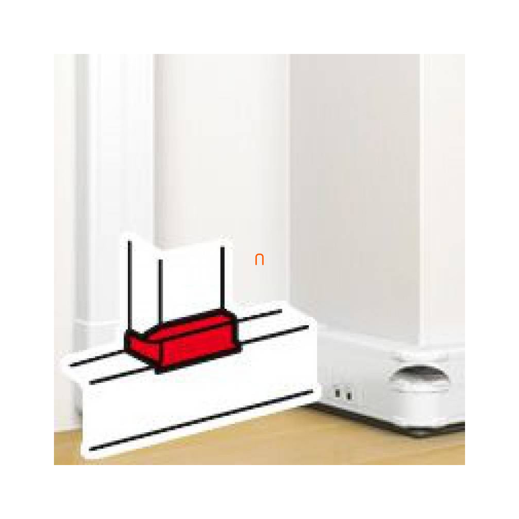 Leg.075675 DLP T- elágazó elem bepattintható kábelcsatornához, elágazást biztosít 105 x 50 mm csatornákhoz, 130 x 50 mm, fehér