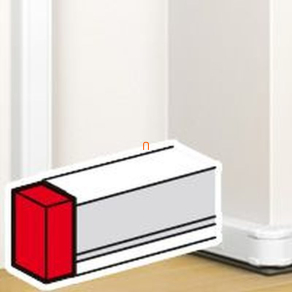   Legrand végzáró 130x50 mm antimikrobiális csatornához - 75707