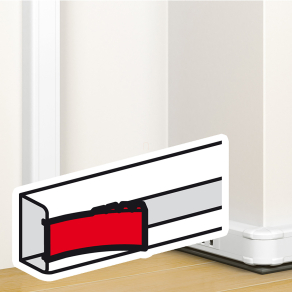   Legrand DLP fedél 45 mm széles, antimikrobiális csatornához - 75729