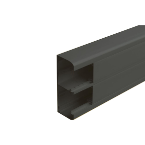   Legrand DLP-S kábelcsatorna 130×50 mm, hajlékony fedéllel, bepattintható 45-ös szerelvényhez, fekete - 75752