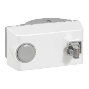   Legrand Program Mosaic LCS2 RJ45 aljzat Cat 6 FTP 4 modul fehér visszahúzható - 76533