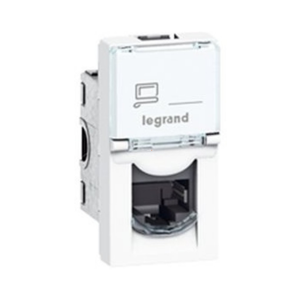 Legrand Program Mosaic LCS2 RJ45 aljzat Cat 6 FTP, 1 modul, fehér (076562)