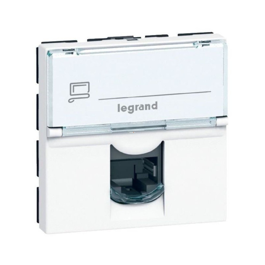 Legrand Program Mosaic aljzat LCS2 Cat.6 A UTP 2 modulos, fehér (76574)