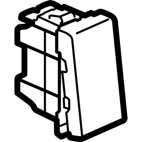   Legrand Program Mosaic váltóérintkezős nyomó 1m, 6A, fehér - 77031