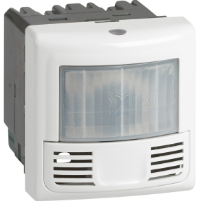   Legrand Program Mosaic duál technológiás jelenlét érzékelő (IR+UH), 180°, BUS/SCS, süllyesztett szereléshez oldalfalra, IP41 - 78486