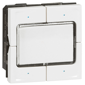   Legrand Program Mosaic BUS/KNX-vezérlő mechanizmus, címketartóval, 4 nyomógomb, 4 vezérlő pont - 78491